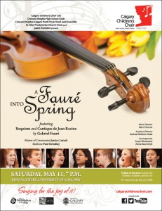 The poster for our Spring 2013 Concert! 